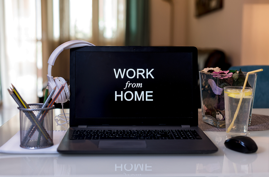 working from home